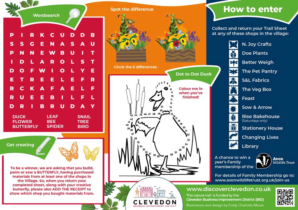 Kindergarten activity sheet for learning, created by Emily Charlotte Moran.
